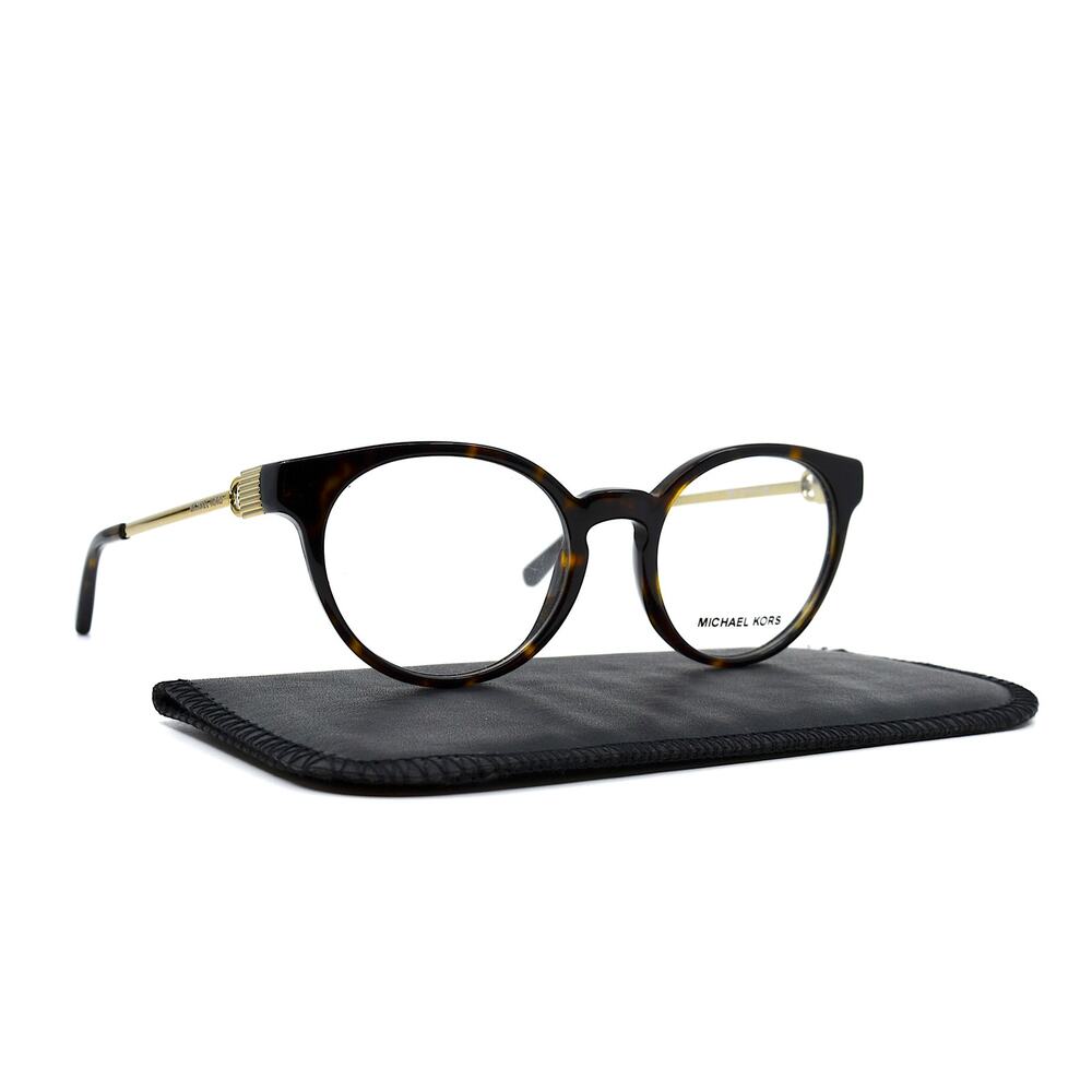 MICHAEL KORS MK4048 (KEA) 3293 HAVANA GOLD EYEGLASSES FRAME - Picture 7 of 8
